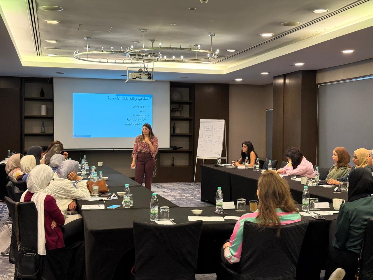 MEND training workshop with women participants